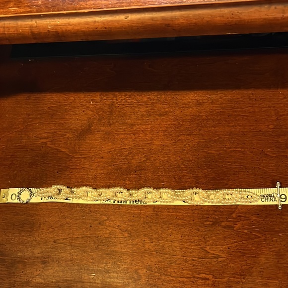 Ross Simons Sterling Silver Cultured Freshwater Pearl Link Bracelet - Picture 4 of 8